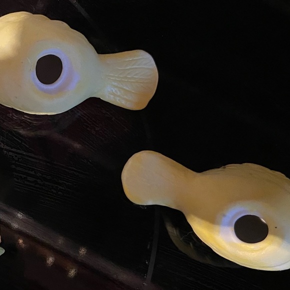 Royal Crown Pottery Hand Painted Yellow Finches Salt/pepper Shakers W/bird Nests - Picture 15 of 16